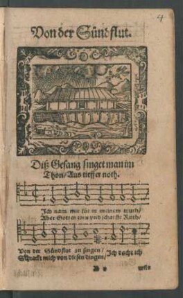 Von der Sündflut.