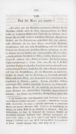 212-230 Von der Missa pro populo