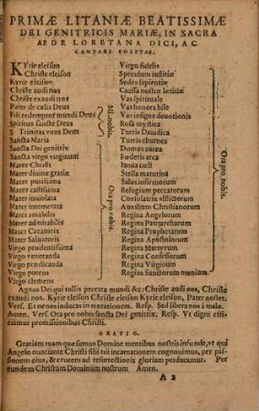 LITANIAE SEPTEM DEIPARAE VIRGINI MVSICE DECANTANDAE