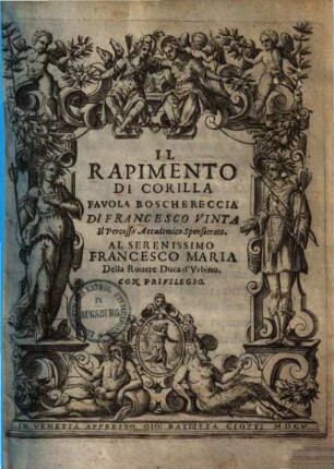 Il Rapimento di Corilla : favola Boschereccia