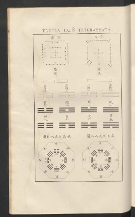 Tabula IX. 8 Trigrammata