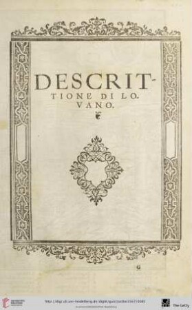 Descrittione di Lovano