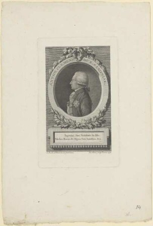 Bildnis des Anton Clemens Saxoniae