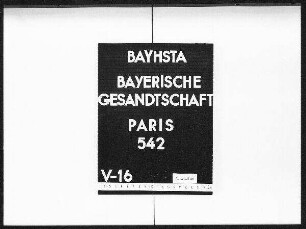 Die Übermittlung eines Briefes aus Brasilien an Prinz Luitpold