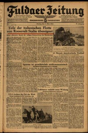 Ausgabe vom Montag, den 06. März 1944.
