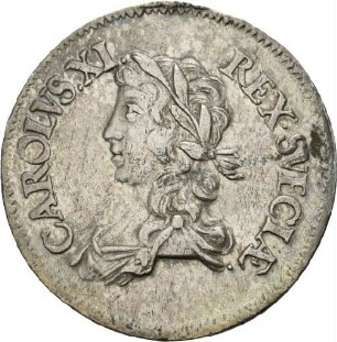 2 Mark des Königs Karl XI. von Schweden, 1669