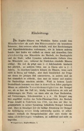 Beschreibung der Kupfer-Münzen Westfalens : nebst historischen Nachrichten, 1