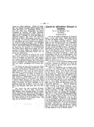 Elemente der philosophischen Pädagogik in Quintilian