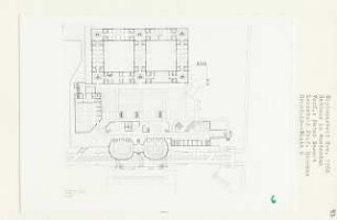 Rathaus, Amsterdam-Groot Waterloo (Diplomarbeit bei Bernhard Hermkes): Sitzung 2, Grundriss 4. Obergeschoss 1:200
