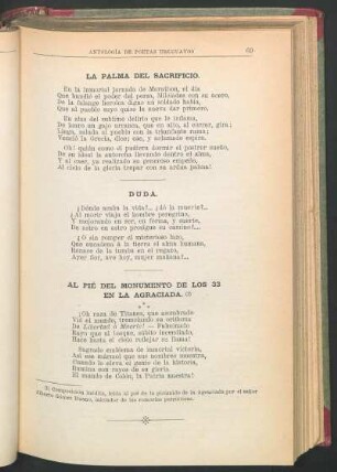 La palma del sacrificio.