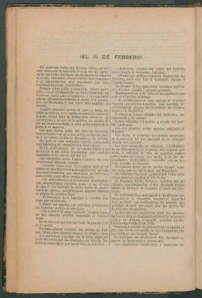 ¡El 15 de febrero!
