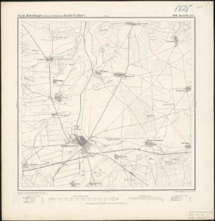 Meßtischblatt 100 : Gardelegen, 1873 : Gardelegen. - Aufn. 1858. - 1:25000. - [Berlin]: Reichsamt für Landesaufnahme, 1873. - 1 Kt.