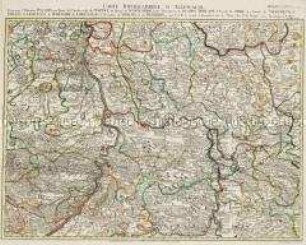 Grand Atlas . Bl. 49 (Pfalz, Mainz, Württemberg, Baden...): Contenant l'Electorat Palatin, une Partie de l'Archeveché de Mayence, du Duché de Würtemberg, et du Marcgraviat de Baaden=Durlach, l'Eveché de Spire les Comtés de Wertheim, d'Erpach, de Leiningen, de Hohenlohe, de Lowenstein, le Territoire de Worms, et de Heilbron et et (neu verbessertes Blatt)