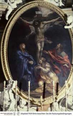 Christus am Kreuz mit Maria, Johannes und Maria Magdalena