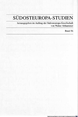 The role of international financial institutions in Central and Eastern Europe : = Die Rolle der internationalen Finanzorganisationen in Ostmittel- und Südosteuropa