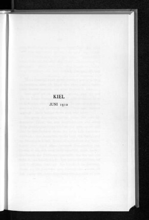 Kiel Juni 1910