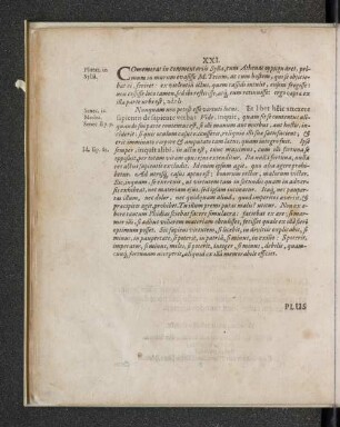 XXI. Plus nobilis irae truncus habet.
