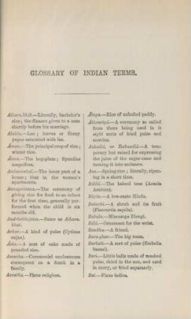 Glossary of Indian terms