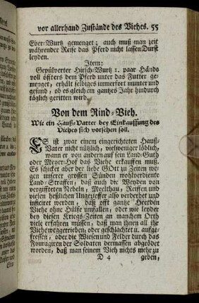 Von dem Rind-Vieh.