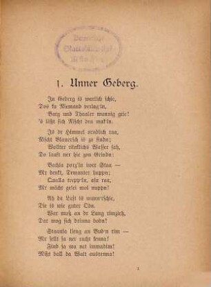 Alte und neue Gedichte und Geschichten in erzgebirgischer Mundart : (Herausgeber: Heinrich Köselitz.), 3