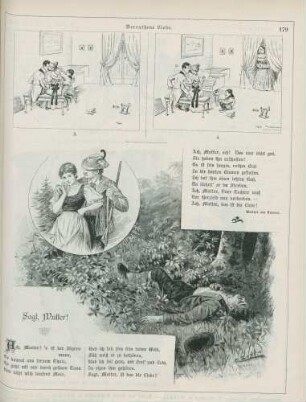 "Verrathene Liebe" "Sagt, Mutter!"