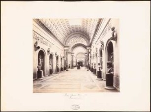 Vatikanische Museen, Rom Museo Chiaramonti: Innnenansicht in das Museo Charamonti in den vatikanischen Museen