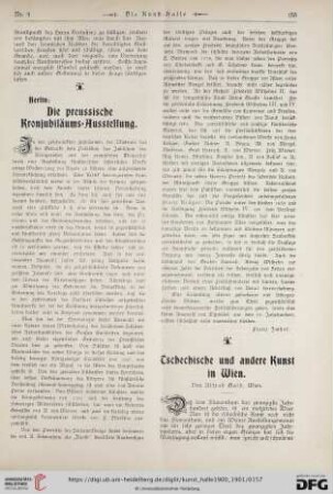 6: Berlin: Die preussische Kronjubiläums-Ausstellung