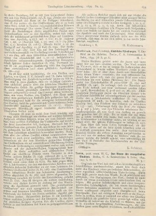 634 [Rezension] Thudichum, Friedrich, Kirchliche Fälschungen. 2. Der Brief an die Hebräer