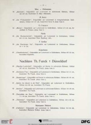 Nachlass Th. Funck, Düsseldorf (Nr. 88-153)