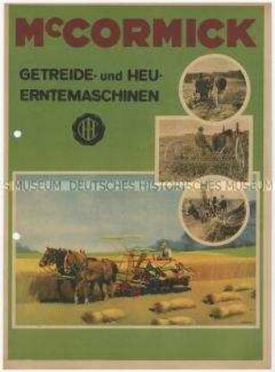 Informationsblatt über landwirtschaftliche Maschinen