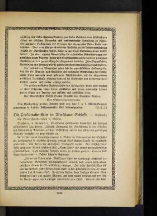 Die Proklamationsfeier im Warschauer Schlosse.