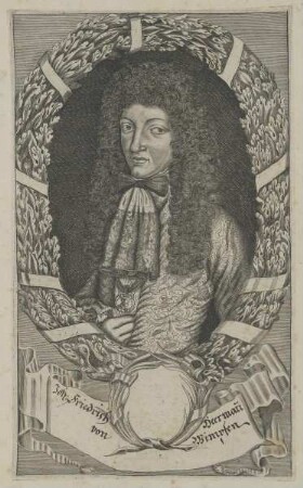 Bildnis des Joh: Friedrich Heermann von Wimpfen