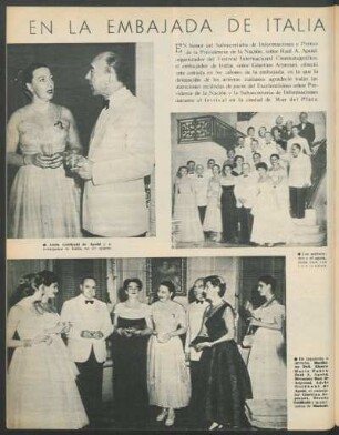 En la embajada de Italia