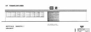 Rommelshausen: Wartehalle Bstg 1 - Südseite Wartehalle