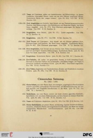 Chinesisches Steinzeug (Nr. 1352-1355)