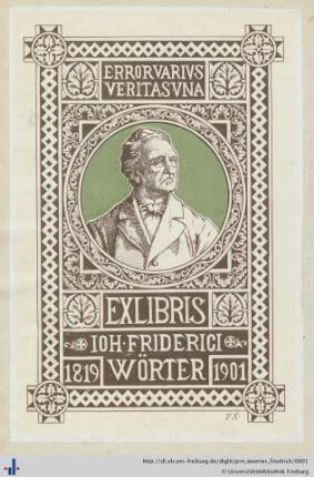 Exlibris (Aus: UB Freiburg, TX 2017/213).