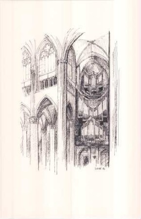 Der Altenberger Dom - 5 Zeichnungen von Günter Lilge, Wermelskirchen