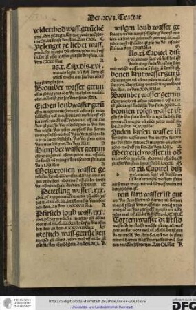 [D]as x capitel dis xvi tractats sagen und dich leren ist, wlech wasser gut fÃ¼r den risenden stein guÂ°t sint.