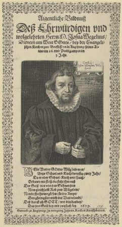Bildnis des Josua Wegelins