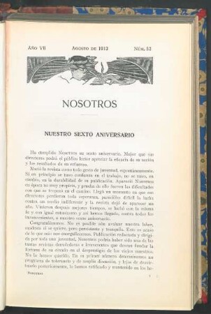 Nuestro sexto aniversario