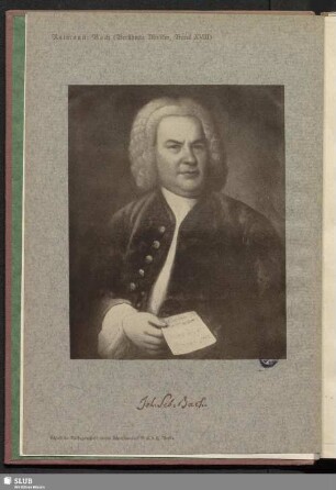 Joh. Seb. Bach