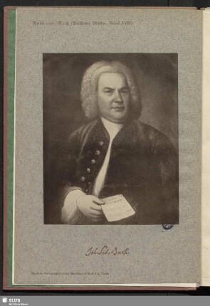 Joh. Seb. Bach