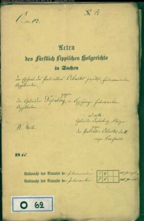 Oelrichs, Frau gegen Gebrüder Desenberg in Lippspringe - Kornhandel