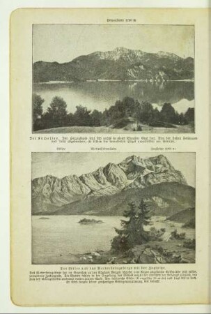 Der Eibsee und das Wettersteingebirge mit der Zugspitze