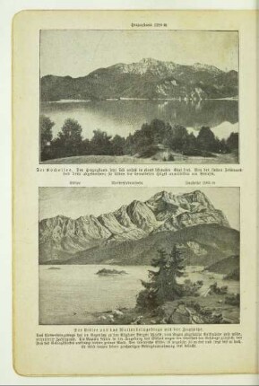 Der Eibsee und das Wettersteingebirge mit der Zugspitze