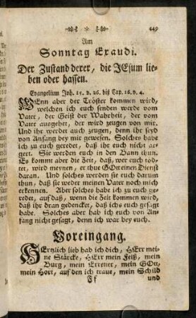 449-463, Am Sonntag Exaudi.