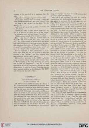 Chapter VI: The cuneiform tablets