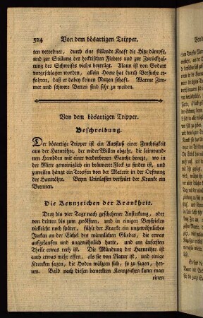 524-542, Der bösartige Tripper