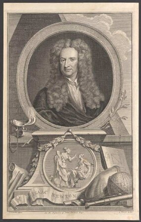 Porträt Sir Isaac Newton (1643-1727)