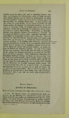 Siebentes Kapitel. Zeitalter der Revolution